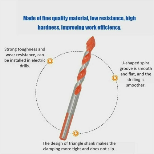 Ultimate Drill Bits Multifunctional 7PCS Set Ceramic Glass Punching Hole Working