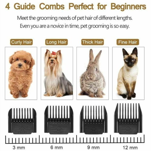 Pet Hair Grooming Trimmer Chargeable Grooming Clippers Animal Skin Saver Machine