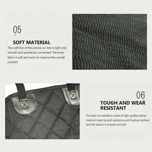 Premium Pet Cat Dog Car Seat Cover Back Waterproof Protector Hammock Nonslip Mat