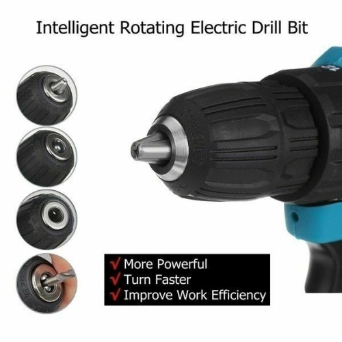 Electric Drill High-power 18V Battery 3 in 1 Brushless Multi-Function Drill Set