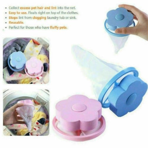 Floating Pet Fur Catcher Laundry Lint Pet Hair Remover For Washing Machine clean
