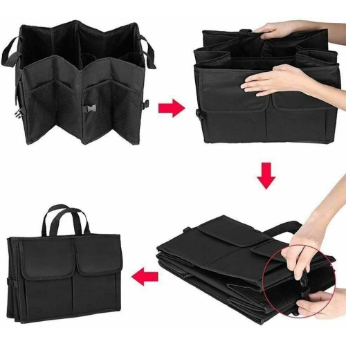 Sac de rangement pliant multi-usage pour coffre de voiture Organisateur de transport auto pliant CA
