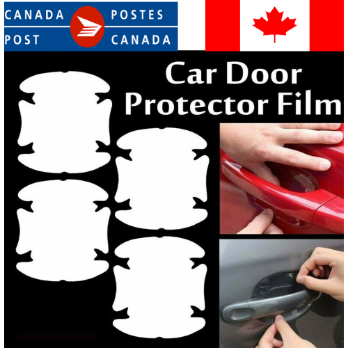 4pc Invisible Car Door Handle Films Protective Scratches Protector Accessories