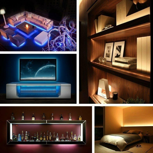 5V USB LED Light RGB 5050 60 Led 3M Controller Led Strip Tape Lamp TV Tape CA