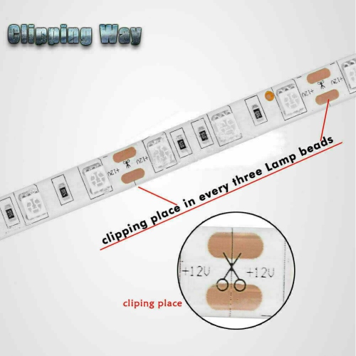 5050 LED Strips Light Waterproof IP65 DC12V Flexible 5M LED Ultra Bright Lights