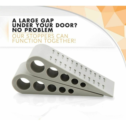 Security Stop Rubber Door Stoppers Wedge With Holder Office Heavy Doors Carpet