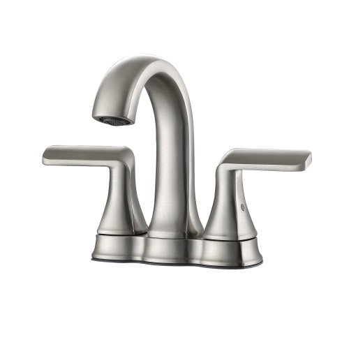 Ancona Arezzo Deck Mount Bathroom Faucet in Brushed Nickel