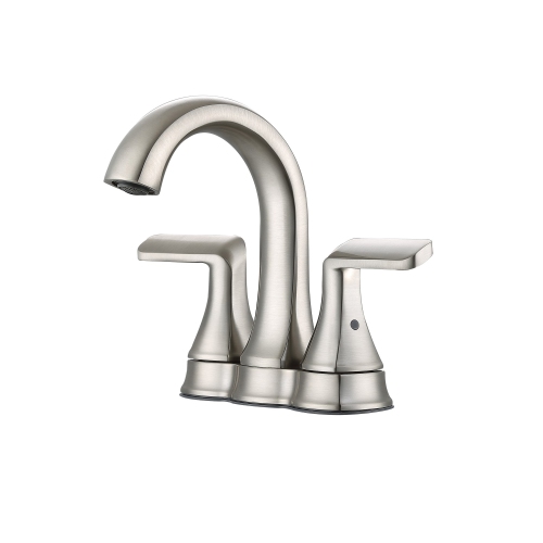 Ancona Arezzo Deck Mount Bathroom Faucet in Brushed Nickel