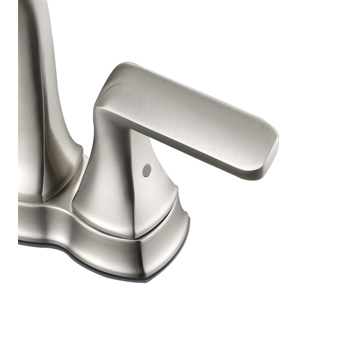 Ancona Arezzo Deck Mount Bathroom Faucet in Brushed Nickel