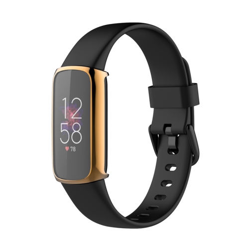 StrapsCo TPU Smart Watch Protective Case - Fitbit Luxe Protector - Yellow Gold