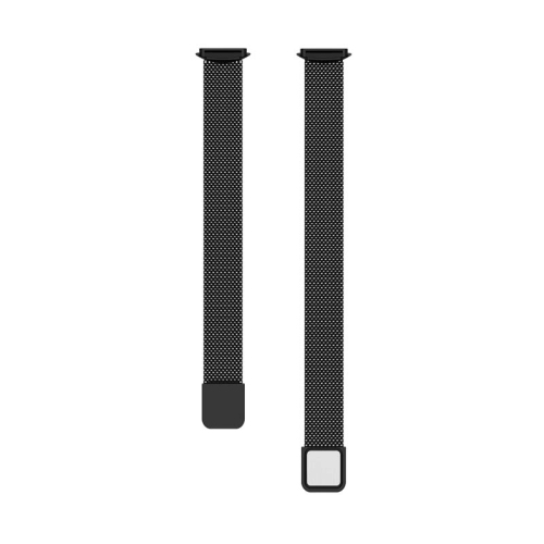 StrapsCo Stainless Steel Mesh Watch Band for Fitbit Luxe - Black