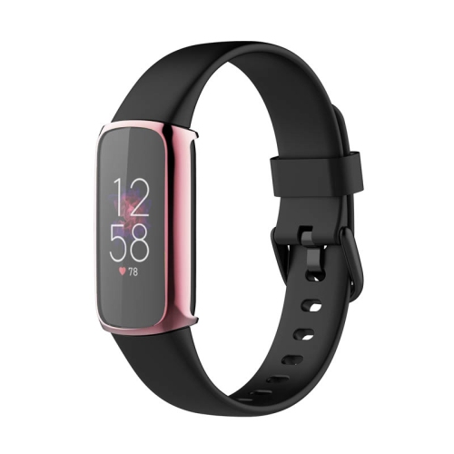StrapsCo TPU Smart Watch Protective Case - Fitbit Luxe Protector - Rose Gold