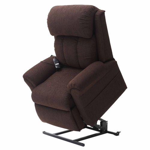 EZee Life Jupiter Recliner Lift Chair with infinite position and separate control for backrest and footrest, Great for Living room and elderly - Dark