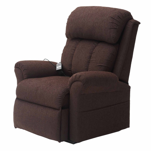 EZee Life Jupiter Recliner Lift Chair with infinite position and separate control for backrest and footrest, Great for Living room and elderly - Dark