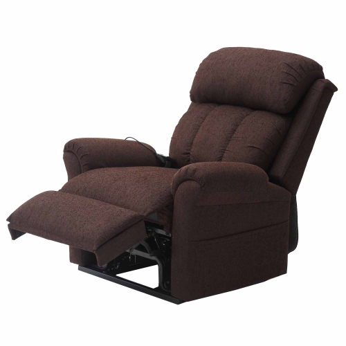 EZee Life Jupiter Recliner Lift Chair with infinite position and separate control for backrest and footrest, Great for Living room and elderly - Dark