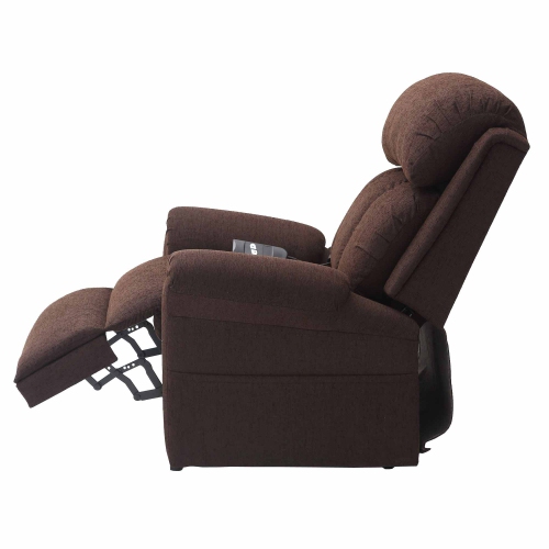 EZee Life Jupiter Recliner Lift Chair with infinite position and separate control for backrest and footrest, Great for Living room and elderly - Dark