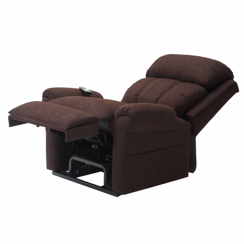 EZee Life Jupiter Recliner Lift Chair with infinite position and separate control for backrest and footrest, Great for Living room and elderly - Dark
