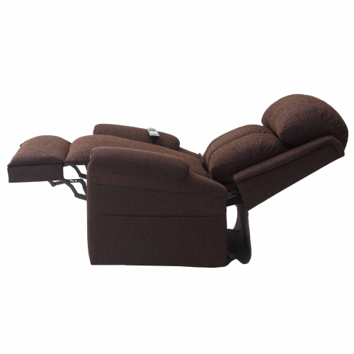 EZee Life Jupiter Recliner Lift Chair with infinite position and separate control for backrest and footrest, Great for Living room and elderly - Dark