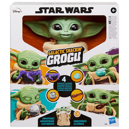 Poupée animatronique Galactic Snackin’ Grogu de Star Wars