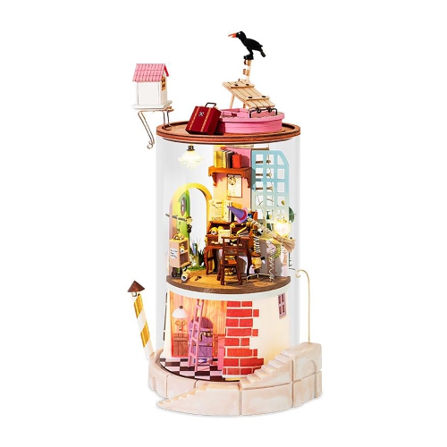 Rolife DIY Miniature Dollhouse Kit - Tiny Witch House Kit with