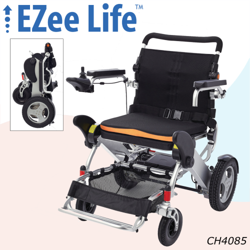 EZee Life EZee Fold 3G Platinum Electric Wheelchair - 12" Rear Wheels