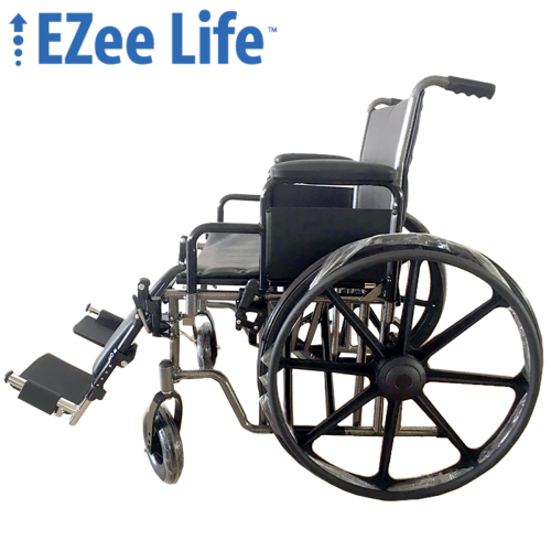 EZee Life Heavy Duty Wheelchair - 24" - 500 lb Capacity
