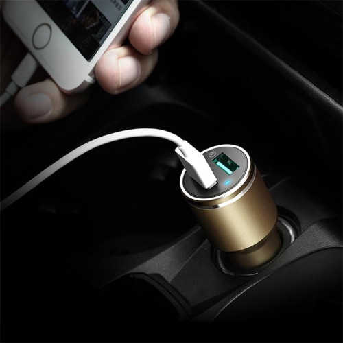 SAMA SA-50201 Dual USB 3.0 Car Charger 30W Quick Charge Gold