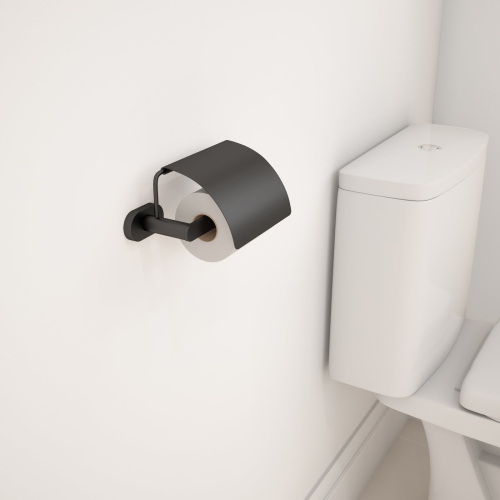 Ancona Aria 4-Piece Bathroom Accessory Set in Matte Black