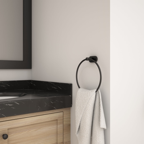 Ancona Aria 4-Piece Bathroom Accessory Set in Matte Black