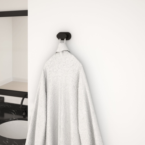 Ancona Aria 4-Piece Bathroom Accessory Set in Matte Black