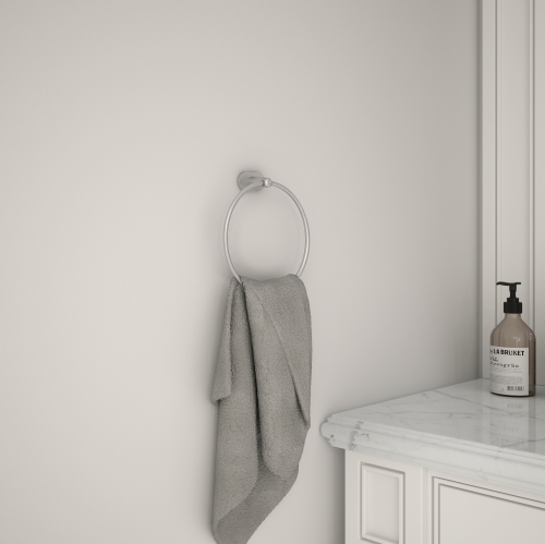 Ancona Aria 4-Piece Bathroom Accessory Set in Brushed Nickel