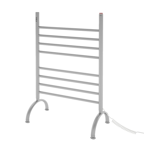 Ancona Essentia OBT 8 Bar Towel Warmer with Integrated On-Board Timer in Brushed Stainless Steel