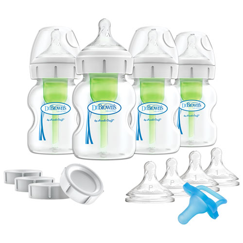 Dr. Brown’s Options+ Wide-Neck Breast-to-Bottle Feeding Baby Bottle Set