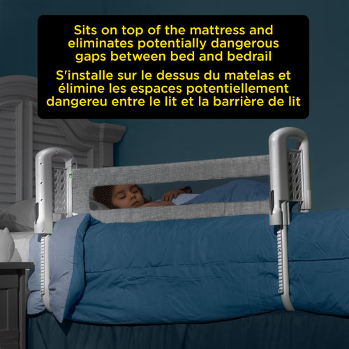 Safety 1st Top of Mattress Bed Rail - Morning Fog