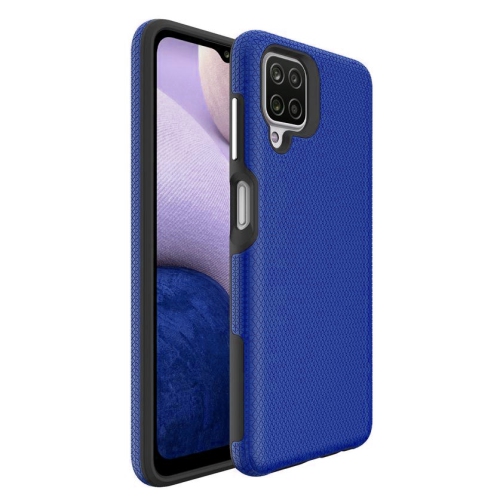 【CSmart】 Slim Fitted Hybrid Hard PC Shell Shockproof Scratch Resistant Case Cover for Samsung Galaxy A12 / F12 / M12, Navy