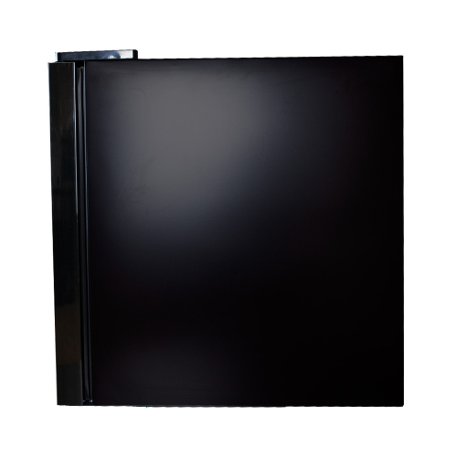 60 Can Wine and Beverage Refrigerator Cooler - Mini Fridge with Reversible Clear Front Glass Door and Thermostat, LED light for Beer Soda Drink