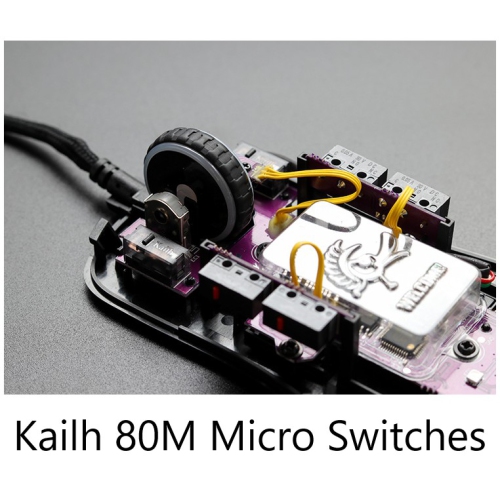 Ducky Feather ARGB Ambidextrous Gaming Mouse Lightweight 65g, Black & White