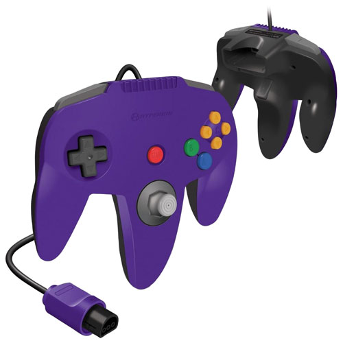 Hyperkin Captain Funtoon Wired Controller for N64 - Purple