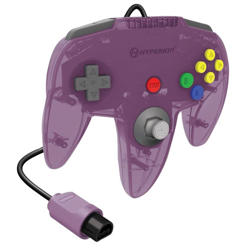 Hyperkin Captain Wired Controller for N64 - Purple