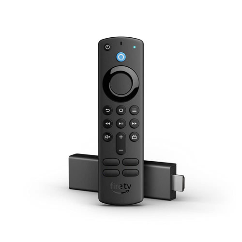 Clé de diffusion multimédia en continu Fire TV Stick 4K avec télécommande vocale Alexa Amazon