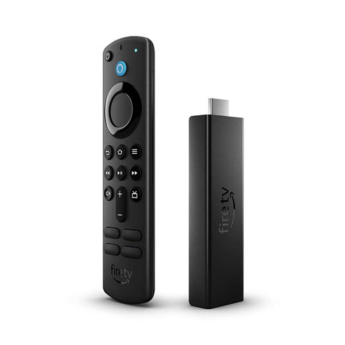 Clé de diffusion multimédia en continu Fire TV Stick 4K Max avec télécommande vocale Alexa d'Amazon