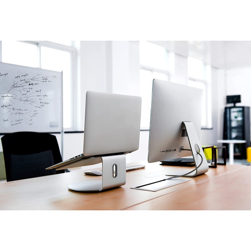 SHOPPINGALL Ergonomic Laptop Stand with 360° Swivel Base for Laptop Up to 17 inches - SA-LS2