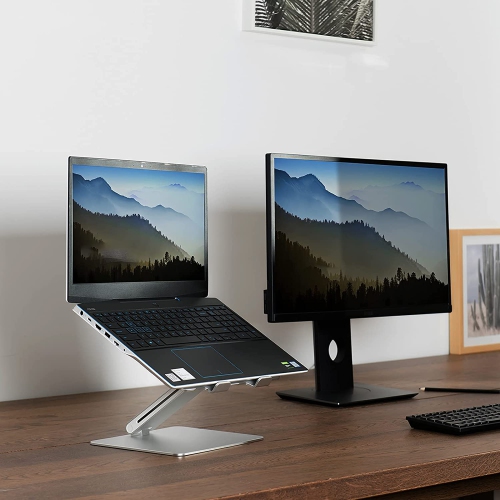 SHOPPINGALL Ergonomic Adjustable Laptop Stand Riser for Laptop Up to 17 Inches - SA-LS1