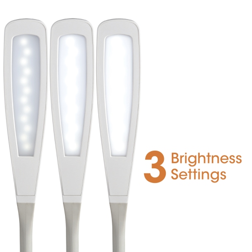 OttLite LED Desk Lamp with Charging Station