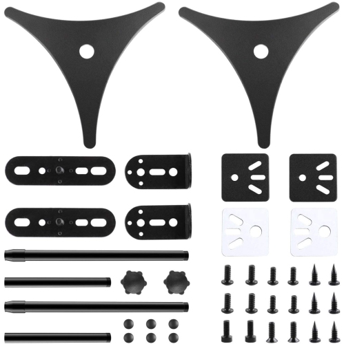 Supports de haut-parleurs universels à hauteur réglable PERLESMITH pour haut-parleurs satellites et petits haut-parleurs d’étagère