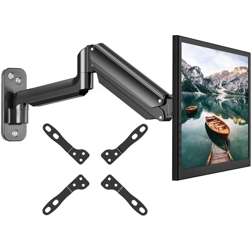Huanuo Single Arm Monitor Wall Mount, Computer Monitor Extension Arm