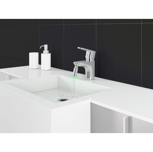 Ancona Sola Bathroom Faucet with LED Light in chrome