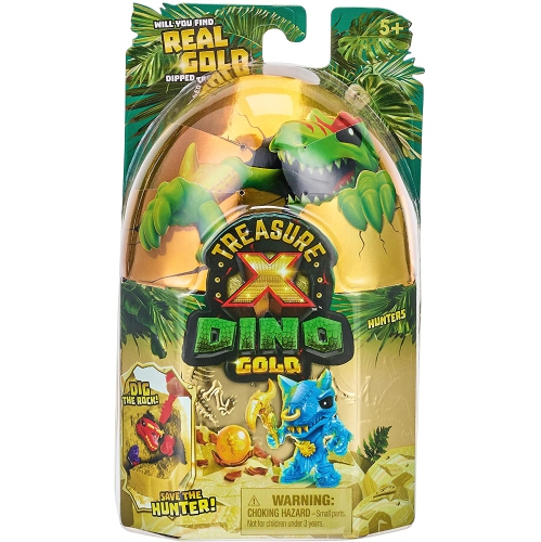 MOOSE ENTERPRISE  Treasure X Dino Pack Of 1 Dinosaur Egg In Gold