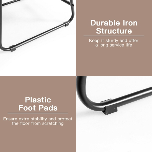 Gymax Massage Chair Velvet Accent Sofa Chair w/ Ottoman & Remote Control Brown