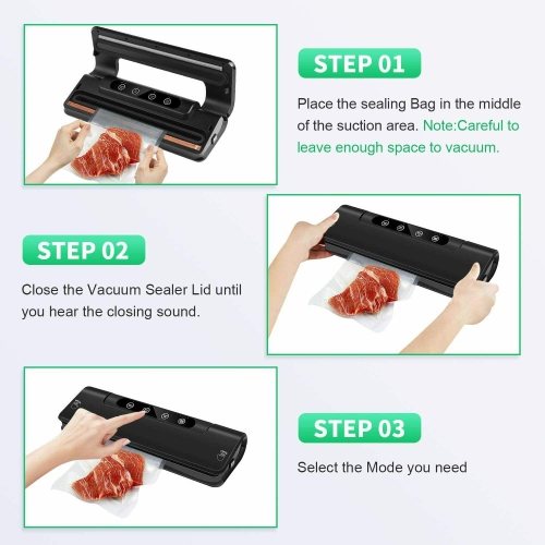 Automatic Vacuum Sealing Machine Dry and Moist Food Preservation Food,Meat,Fruit